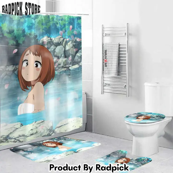 My hero academia ochako uraraka girls hot spring combo bathroom set   rp0203772